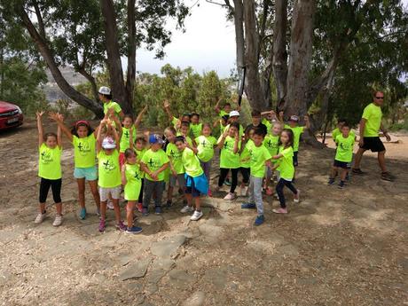 senderismo para niños arucas