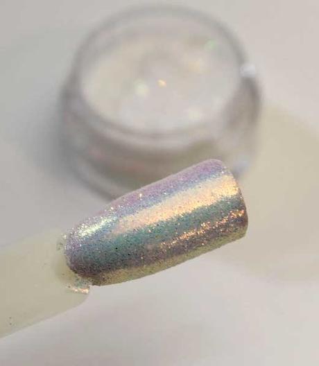 uñas polvo efecto de sirena