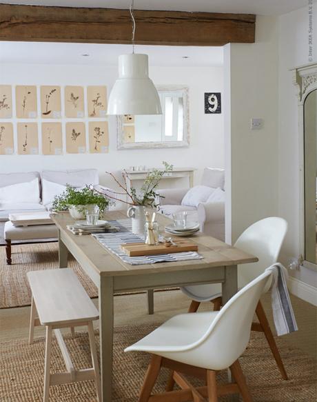 Una vivienda natural e inspiradora decorada integramente con IKEA