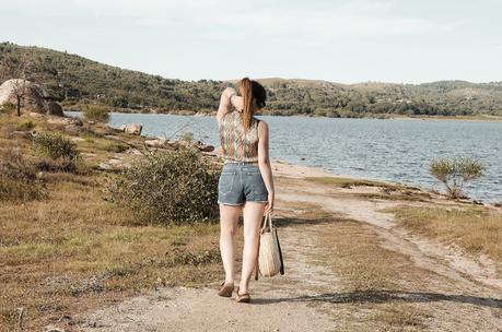 Look para ir a una playa fluvial 