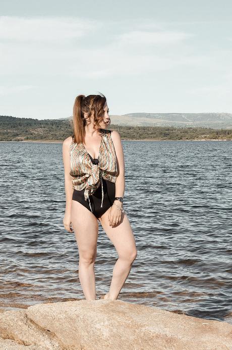 Look para ir a una playa fluvial 