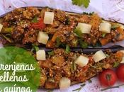 Berenjenas rellenas quínoa
