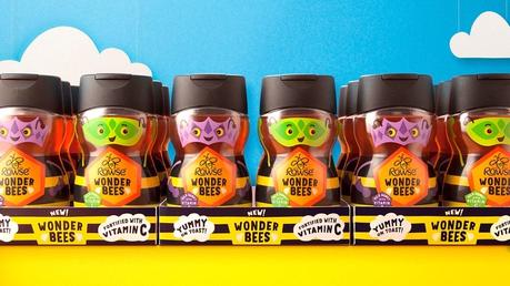 Un packaging muy adorable y divertido para acercar la miel a los niños