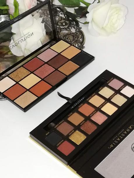 Soft Glam de Anastasia Beverly Hills Vs Velvet Rose Makeup Revolution .