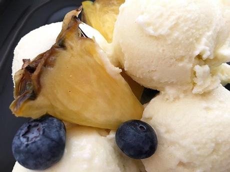recetas delikatissen piña colada helado fruta picada helado de piña colada helado de piña helado de fruta helado de coco helado casero fruta congelada   