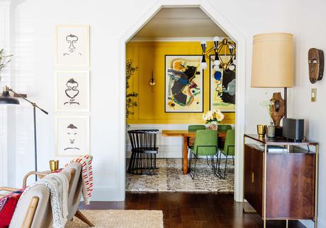 Estilo Mid century a todo color en New Orleans