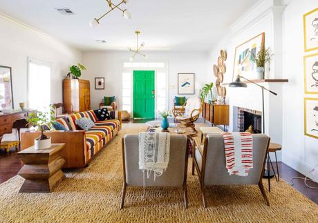 Estilo Mid century a todo color en New Orleans