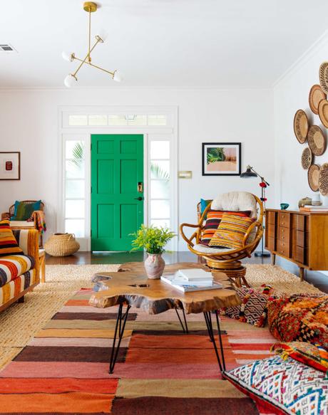 Estilo Mid century a todo color en New Orleans