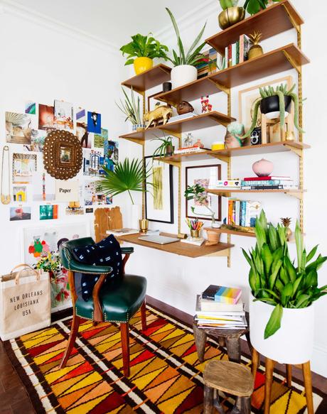 Estilo Mid century a todo color en New Orleans