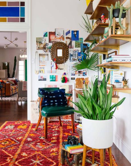 Estilo Mid century a todo color en New Orleans