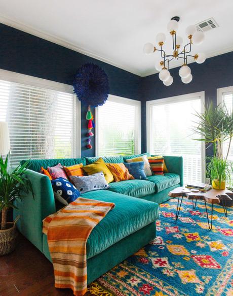 Estilo Mid century a todo color en New Orleans