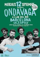 Concierto Ondavaga y Club del Río en Sala Apolo