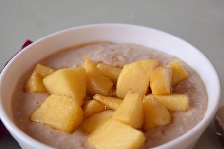 Porridge de Manzana Caramelizada