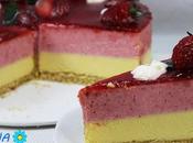 Tarta fresa chocolate blanco Thermomix