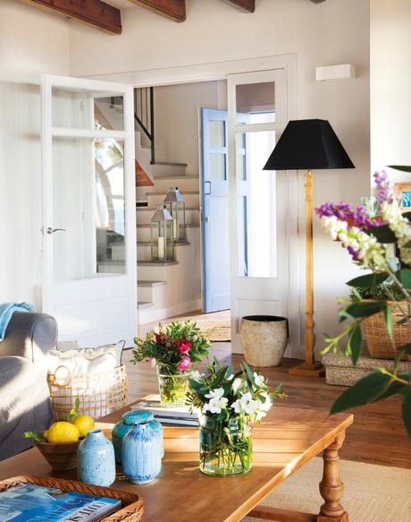 Una masía catalana con el frescor del Mediterráneo