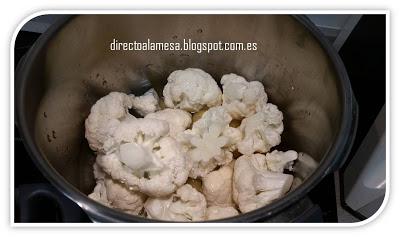 Crema de coliflor