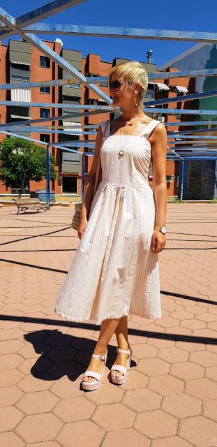 Vestido Cherry rayas