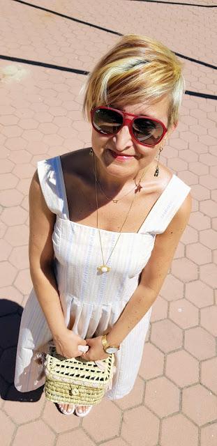 Vestido Cherry rayas