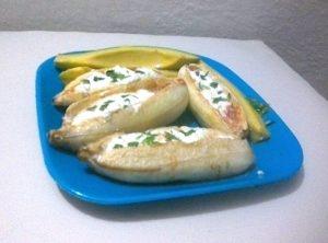 Topochos Rellenos Y Horneados En Horno Tostador. Sal De La Rutina