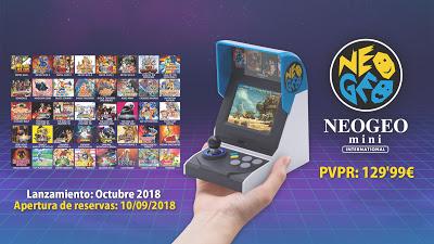 ¡La Neo-Geo mini aterriza en España en octubre! El plazo de reservas comenzará el próximo 10 de septiembre ¡La Neo-Geo mini aterriza en España en octubre! El plazo de reservas comenzará el próximo 10 de septiembre