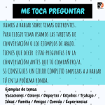 Actividad para trabajar las habilidades sociales y los turnos de palabra · Me toca preguntar