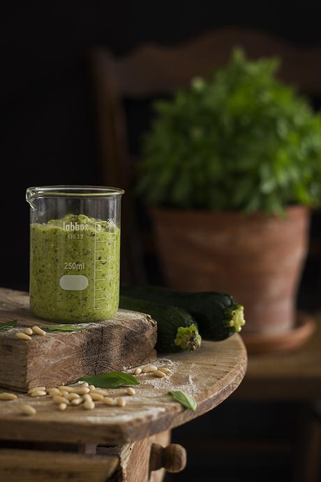 ENSALADA DE ORECHIETTE Y PESTO DE CALABACIN