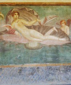 Viajar por Italia Venus fresco Pompeii