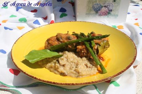 Rollitos de carne con hojas de limonero El Ágora de Ángeles Rollitos de carne , hojas de limonero