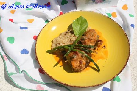 Rollitos de carne con hojas de limonero El Ágora de Ángeles Rollitos de carne , hojas de limonero