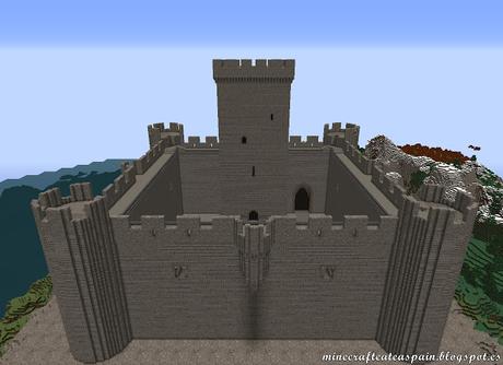 Réplica Minecraft del Castillo de Villalonso, Zamora, España.