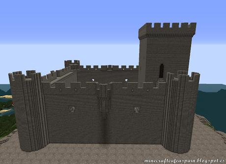 Réplica Minecraft del Castillo de Villalonso, Zamora, España.