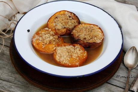 Melocotón al horno