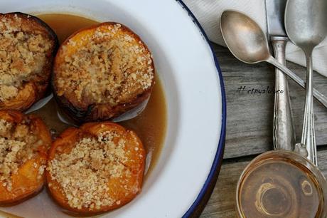 Melocotón al horno