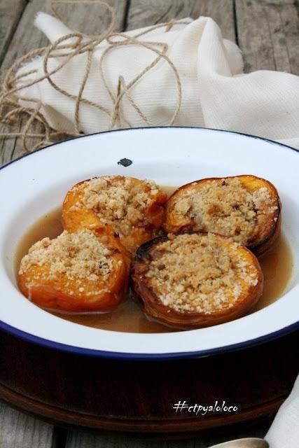 Melocotón al horno