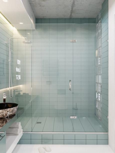 baño azulejo turquesa