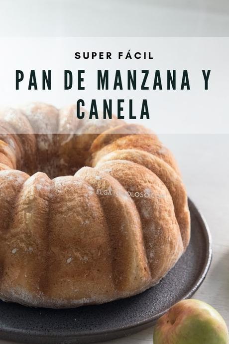 Rosca de manzana y canela vía elgatogoloso.com