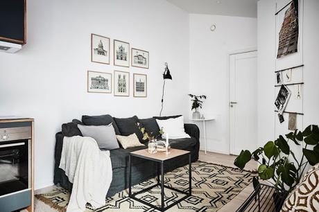 Mini ático sueco de 24 m2