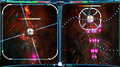 El matamarcianos a pantalla partida Dimension Drive también disponible en Ps4 y Xbox One El matamarcianos a pantalla partida Dimension Drive también disponible en Ps4 y Xbox One