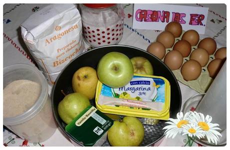 Ingredientes Bizcocho de manzana