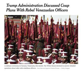 Las trampas del NYT al admitir el plan de Trump sobre ataque a Venezuela