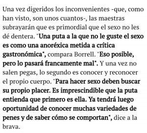 Un Sindicato De Trabajadoras Sexuales Sería Contraproducente