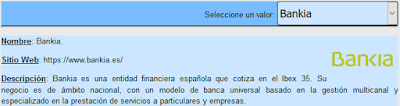 Idea para swing trading: Bankia. Nueva pestaña Ficha Valores IBEX35