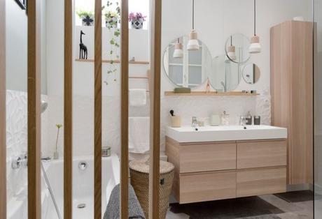 baño con muebles de IKEA