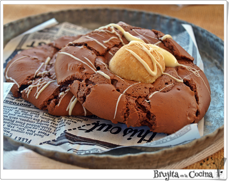 Galletas brownie cacahuete Galletas brownie cacahuete