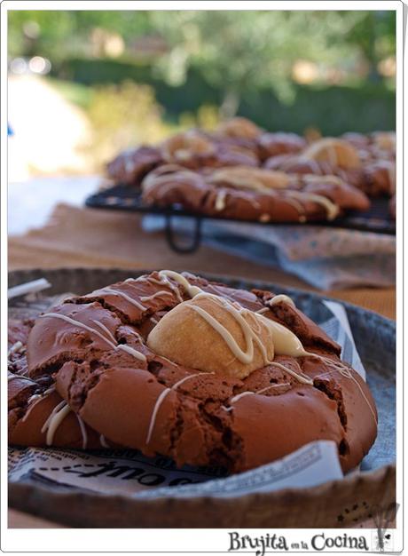 Galletas brownie cacahuete Galletas brownie cacahuete