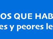 Mejores peores lectores Tenemos hablar