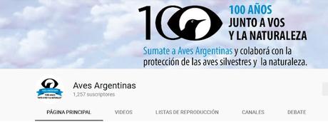 Canales de videos de aves argentinas recomendados