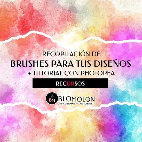 Recopilación De Brushes Para Tus Diseños + Tutorial Con Photopea