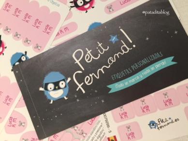 Para no perder las cosas del colegio: ¡personaliza con etiquetas Petit Fernand!