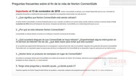 Adiós ConnectSafe: Norton ConnectSafe llega a su fin